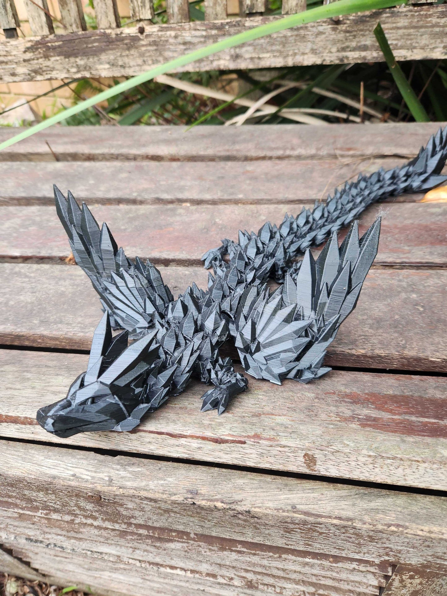 Large Crystal Wing Articulated Dragon