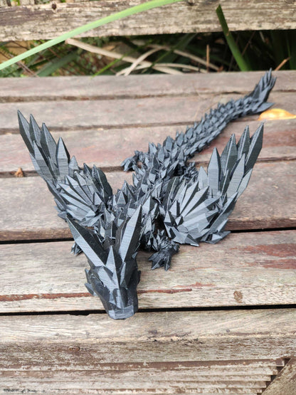 Large Crystal Wing Articulated Dragon