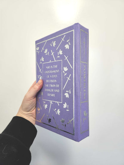 Powerless by Lauren Roberts - Book Rebind Special Edition - Books & She Bindery