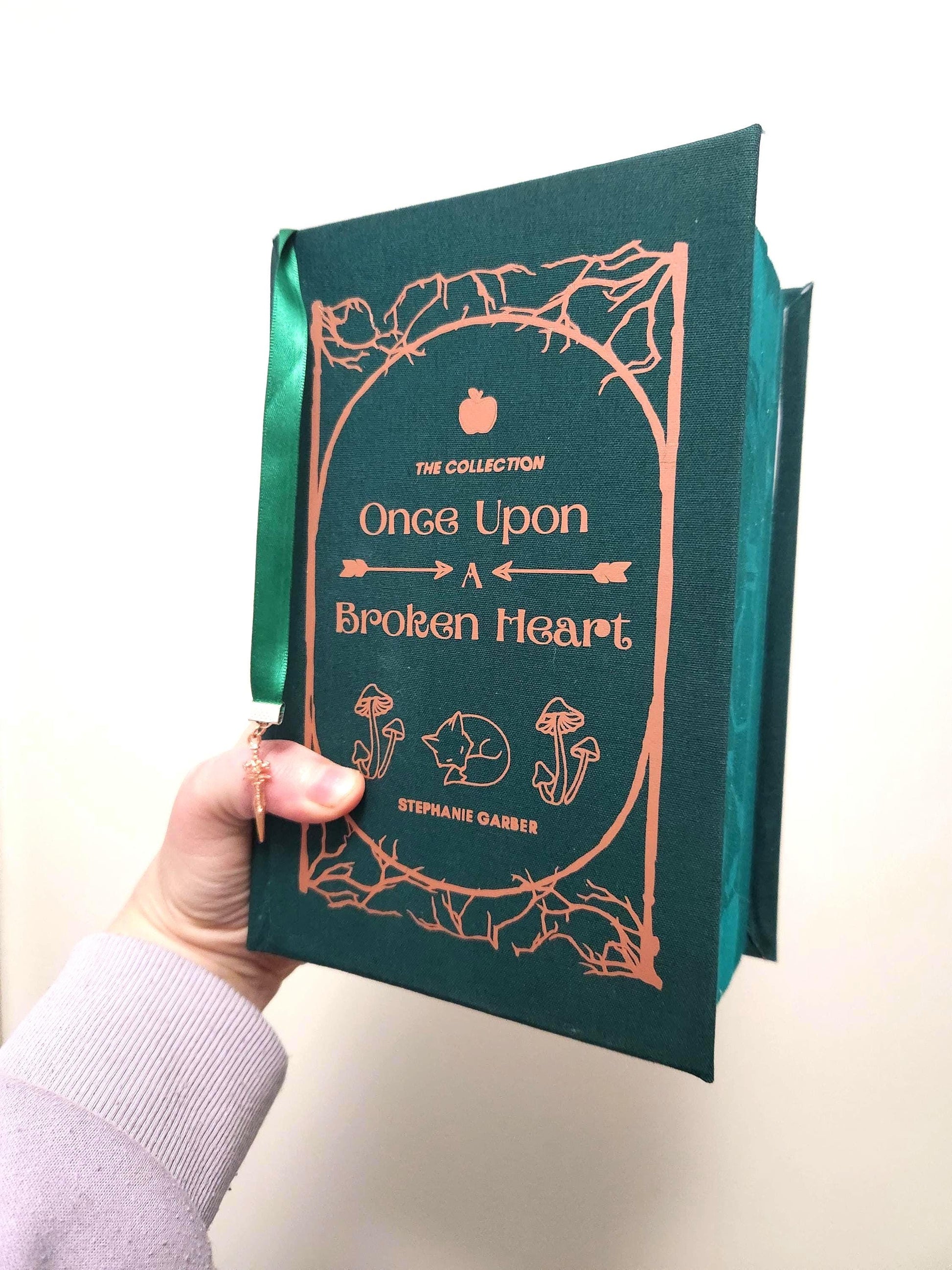 Once Upon a Broken Heart Trilogy Custom Book Rebind Omnibus by Stephanie Garber - The Full Trilogy In One Book